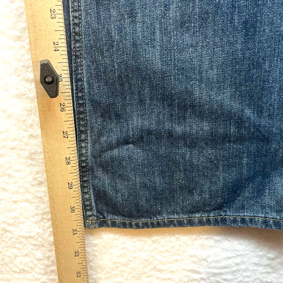 Express Jeans Womens 6 Stone Blue X2 Flare Regular 31 Low RiseY2K Vintage Curvy - Picture 12 of 13